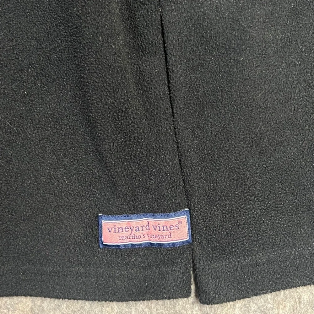 Vineyard Vines K-State Wildcats 1/4 Zip Fleece M Alpha Tau Omega Black Pullover